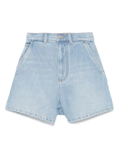 Emporio Armani Sky Blue Denim Shorts