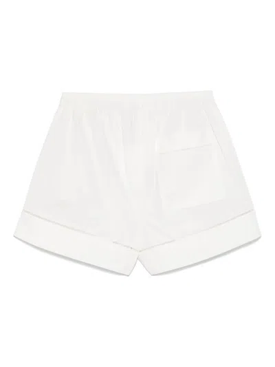 Shop Rohe Róhe Ladder Embroidered Poplin Shorts Clothing