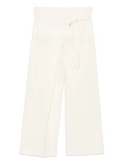 Shop Rohe Róhe Sculptural Cotton Blend Trousers Clothing
