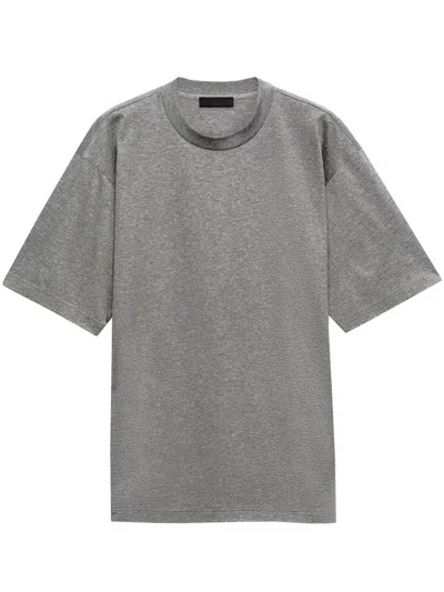 Prada Oversize Crew Neck T-shirt With Squared Silhouette