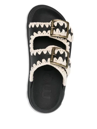Shop Mou Sandals Black