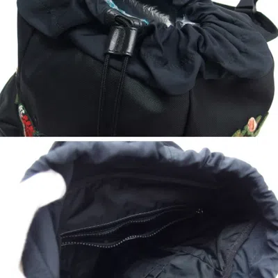 Pre-owned Gucci Black Canvas Backpack ()