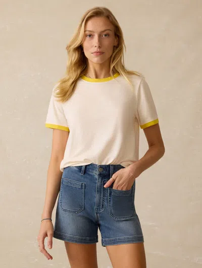 Faherty Sunwashed Regenerative Cotton Essential T-shirt