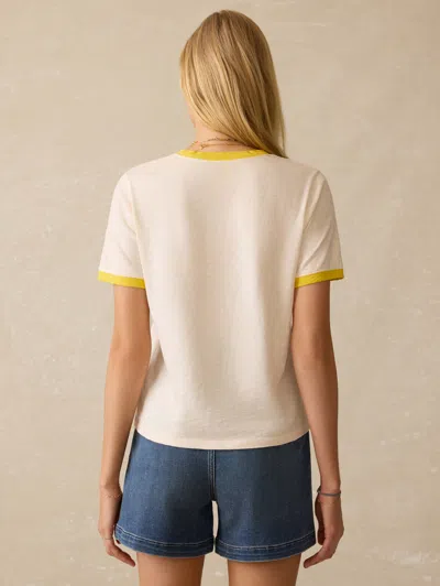 Faherty Sunwashed Regenerative Cotton Essential T-shirt