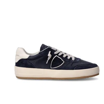 Philippe Model Nice Low Blue Sneaker In Black