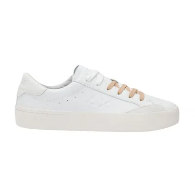 Sun 68 Sneaker Man Sun68 - Street Leather - White In Multi