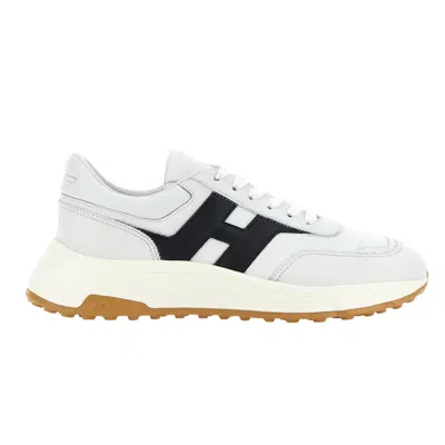 Hogan Lightweight Sneaker With Contrast Panel And Rubber Sole