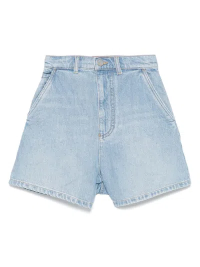 Emporio Armani Sky Blue Denim Shorts