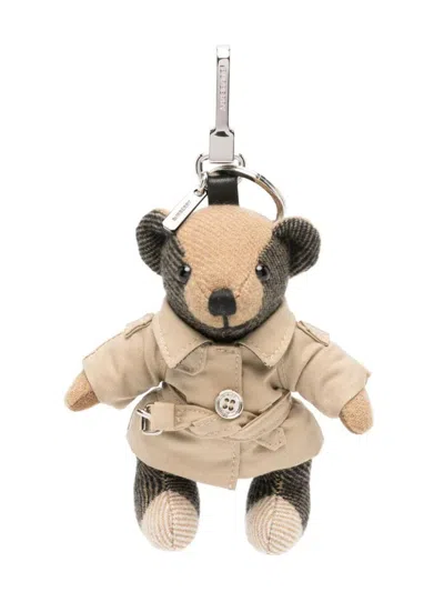 Burberry Beige Vintage Check Thomas Trench Keychain