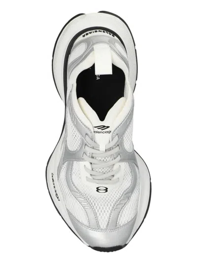 Balenciaga Two-tone Mesh And Fabric Circuit Sneakers