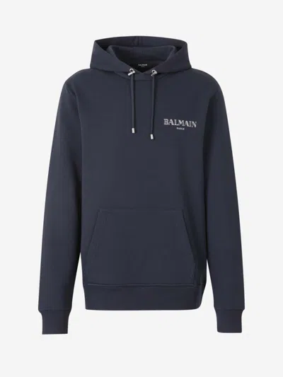 Balmain Cotton Hooded Sweatshirt