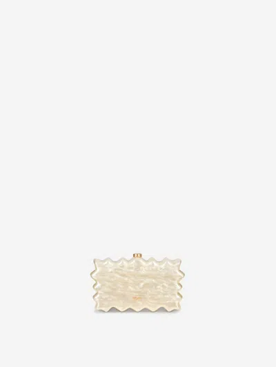 Cult Gaia Wavy Design Top Clasp Paloma Clutch
