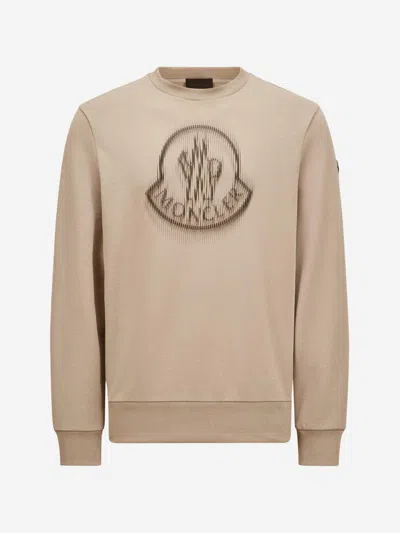 Moncler Blurred Logo Graphic Sweatshirt