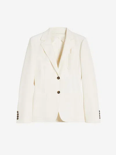 Max Mara Fitted Cotton Blazer