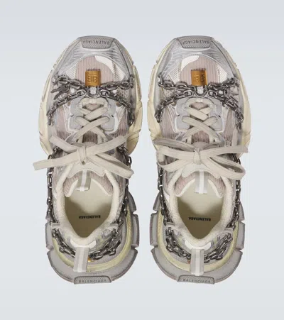 3XL链式细节网布运动鞋