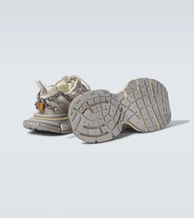 3XL链式细节网布运动鞋