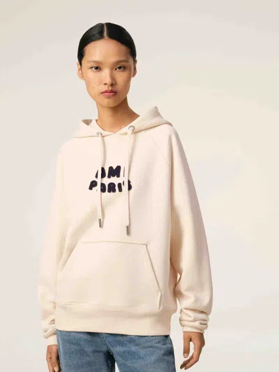 Shop Ami Alexandre Mattiussi Ami Paris Cotton Hoodie