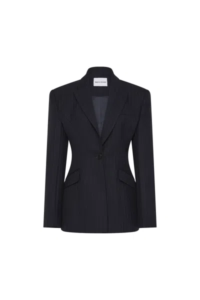Rebecca Vallance Maxwell Pinstriped Blazer