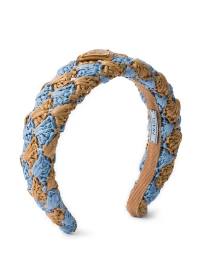Prada Crochet Patterned Headband
