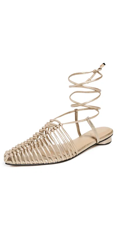 Alta Letha Gold Sandals Gold