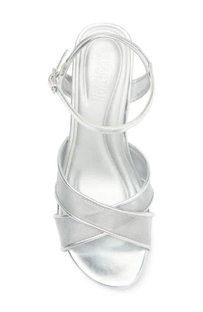 Reaction Kenneth Cole Reeva Mesh Strap Platform Sandal