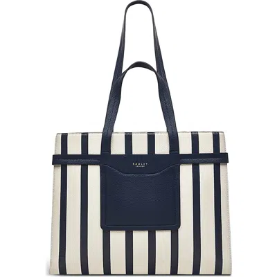 Radley Florence Road Stripe Large Shoulder Bag