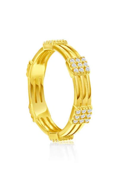 Simona Cubic Zirconia Square Band Ring