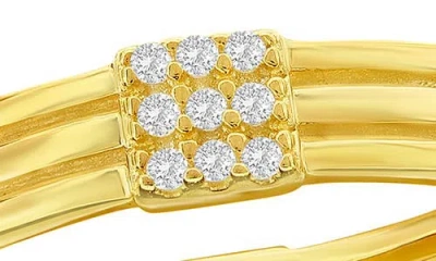 Simona Cubic Zirconia Square Band Ring