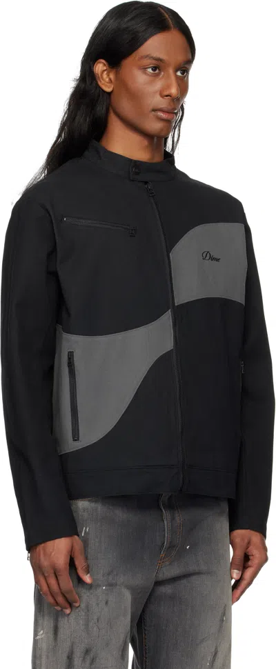 Dime Black Moto Jacket