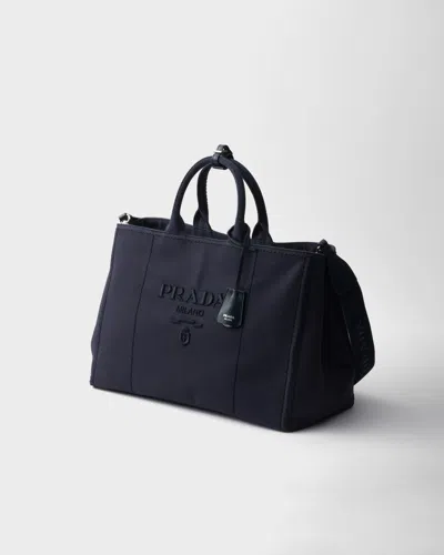 Prada Mens Grey Brand-plaque Saffiano Leather Shoulder Bag