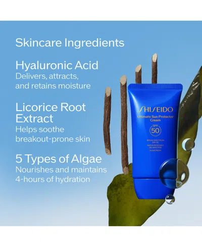 Shiseido Ultimate Sun Protector Cream Spf 50 1.7 Oz.