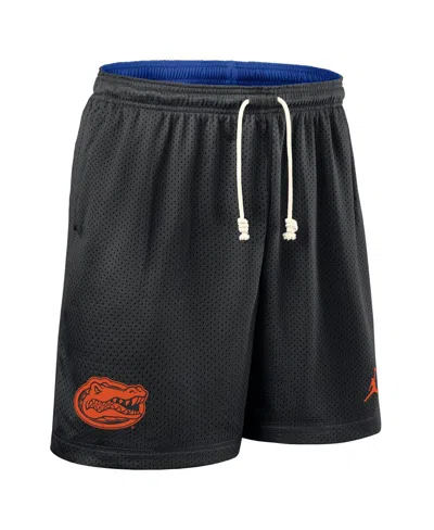 Jordan Men's Black/royal Florida Gators 2025 Sideline Reversible Performance Shorts In Multi