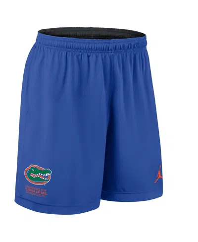 Jordan Men's Black/royal Florida Gators 2025 Sideline Reversible Performance Shorts In Multi