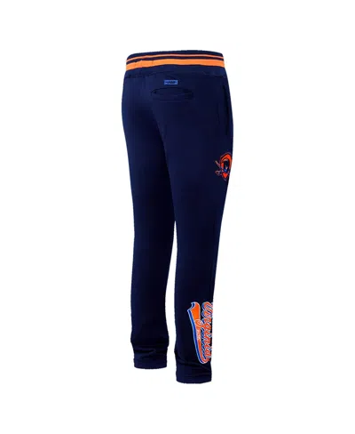Pro Standard Men's Navy Virginia Cavaliers Script Tail Fleece Sweatpants In Blue
