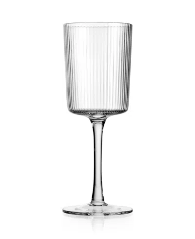 Godinger Sullivan Street Fluted Red Wine Glasses, Set Of 4