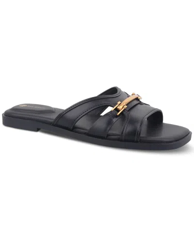 Giani Bernini Women's Freyaa Slide Flat Sandals, Created For Macy's
