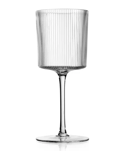 Godinger Sullivan Street Fluted Red Wine Glasses, Set Of 4