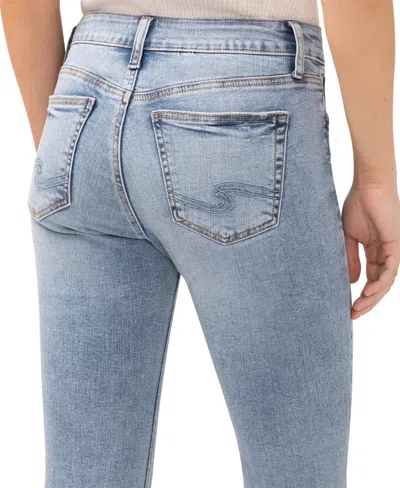Silver Jeans Co. Women's Suki Mid Rise Curvy Fit Skinny Jeans In Multi