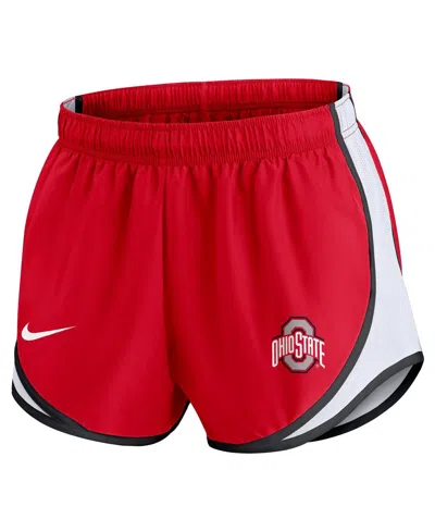 Nike Red Ohio State Buckeyes Spring Break Tempo Performance Shorts In Red