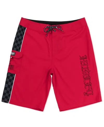 Hurley Men's Gothic Cargo 22" Regular Fit Boardshorts In Red