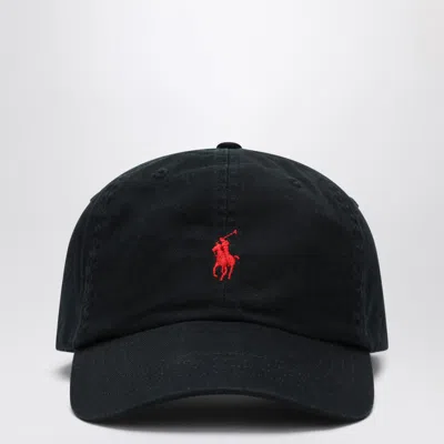 Polo Ralph Lauren Blue Baseball Cap With Logo Embroidery In Cotton Man