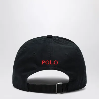 Polo Ralph Lauren Blue Baseball Cap With Logo Embroidery In Cotton Man