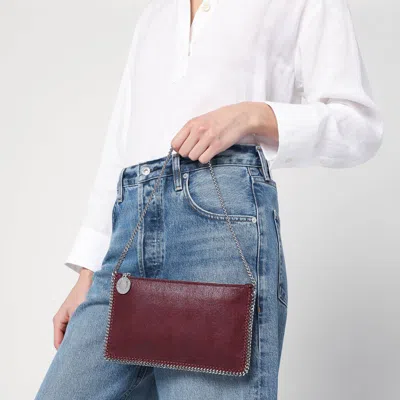 Stella Mccartney Falabella Pouch In Plum Color With Chain