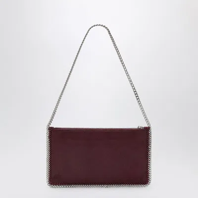 Stella Mccartney Falabella Pouch In Plum Color With Chain