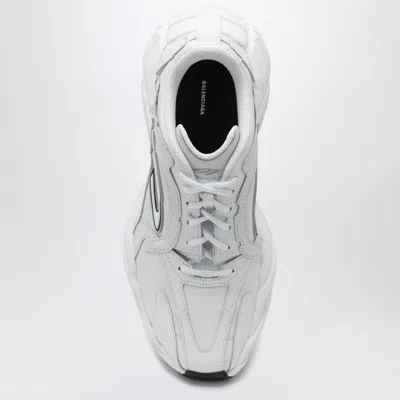 Balenciaga White Cowskin And Polyester Monday Shoe Sneakers