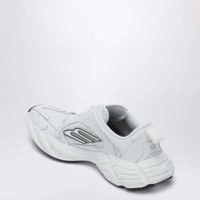 Balenciaga White Cowskin And Polyester Monday Shoe Sneakers