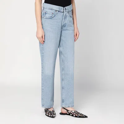 Agolde Women Kye In Diversion Five-pocket Straight Leg Pants