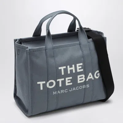 Marc Jacobs Structured Canvas Tote Bag With Contrasting Strap In Blue