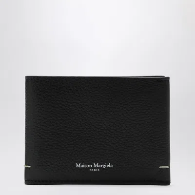 Maison Margiela Black Bi-fold Wallet With Logo Men