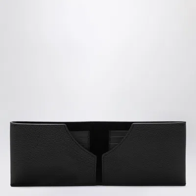 Maison Margiela Black Bi-fold Wallet With Logo Men